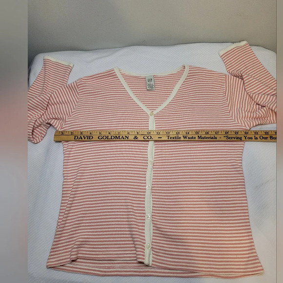 Gap Striped Button Front Sweater Cardigan sz XL - Picture 5 of 8